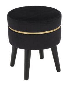 SGABELLO PARIS NERO CM  35X40,5