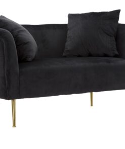 DIVANETTO BUCAREST NERO CM 127X74X71