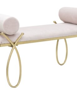 PANCA RIBBON ROSA CM 112,5X49X53
