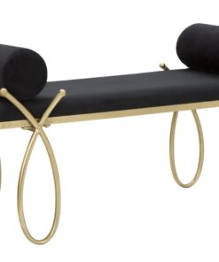 PANCA RIBBON NERA CM 112,5X49X53