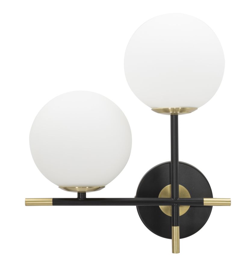 LAMPADA DA MURO DARKY DOUBLE CM 30x17x35