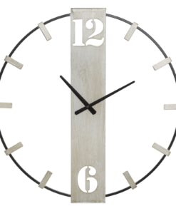 OROLOGIO DA MURO SILVERY CM 61X4,5X63