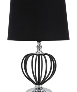 LAMPADA DA TAVOLO DARKY SILVER CM 28X44,5