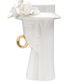 VASO WOMAN ELEGANT PORCELLANA CM 15X13,3X23,5
