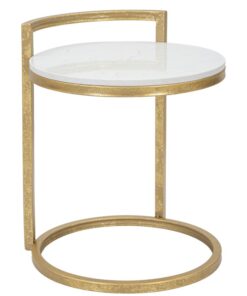 TAVOLINETTO ROUND MARBLE CM 40X43X50