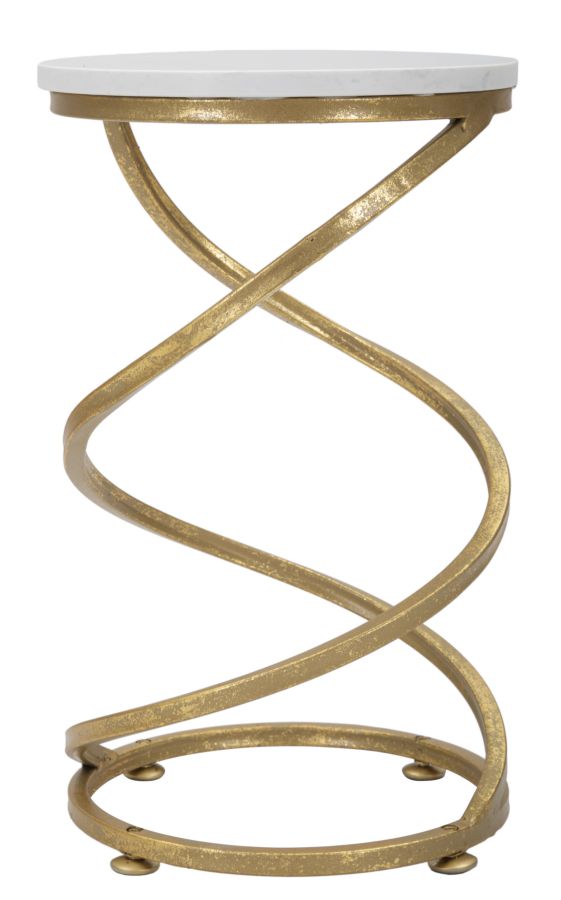 TAVOLINETTO SPIRAL MARBLE CM 27,5X47,5