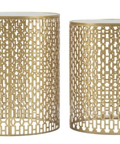 TAVOLINETTI COPPIA OBLIN CM  41X50-37,5X47