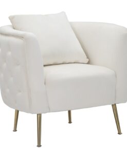 POLTRONA BUCAREST CREMA CM 76X74X73