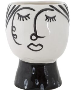 VASO POT FACE CM  14X18,2