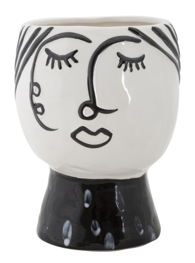VASO POT FACE CM 14X18,2