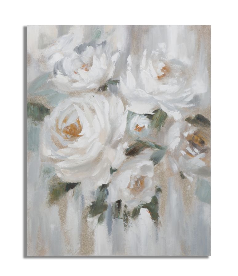 DIPINTO SU TELA CREM FLOWER CM
80X3,7X100