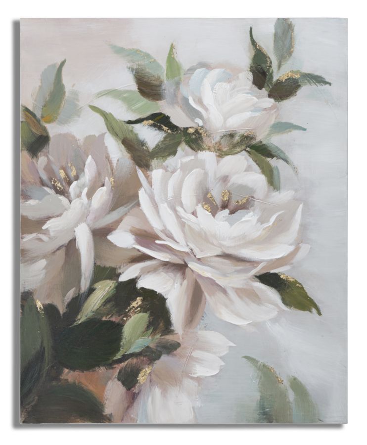 DIPINTO SU TELA FLOWER&LEAF CM 100X3,7X80