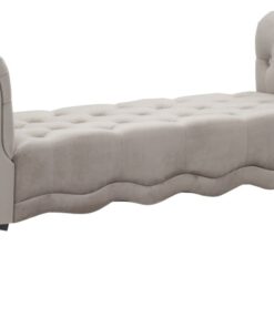 PANCHETTA PARIS GRIGIA/GOLD CM 120X40X60