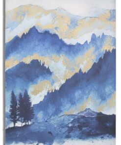STAMPA DIPINTA MOUNTAIN TREE CM 80X3X120
