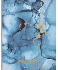 STAMPA DIPINTA BLU REY CM 80X3X120