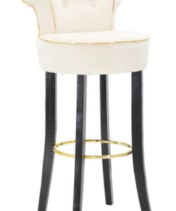 SGABELLO BAR LUXY CREMA CM 46X48X96