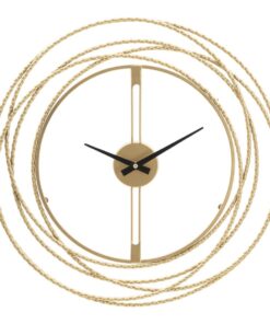 OROLOGIO DA MURO GOLD STRIPS CM  50X4