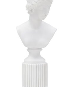 SCULTURA STATUA WOMAN C/PIEDISTALLO CM 11X10,5X35,5