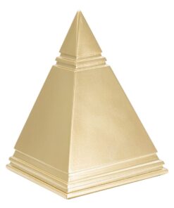 PIRAMIDE GOLD CM 11,5X11,5X15,5