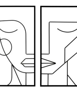 PANNELLO IN FERRO TRIBAL SIMPLY COPPIA CM 60X1X80