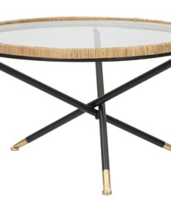 TAVOLO DA CAFFE' SAINT BARTH ROTONDO CM  80X46,5