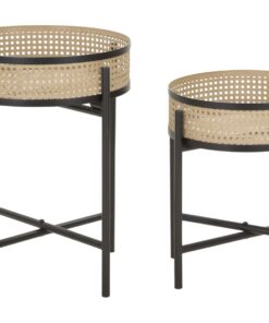 TAVOLINETTI COPPIA FUJI CM  40X50-35X40
