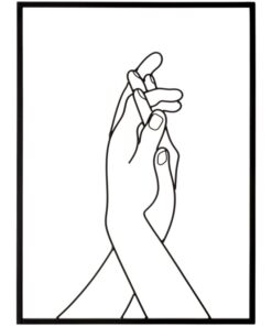PANNELLO IN FERRO SIMPLY HANDS CM 40X1X55
