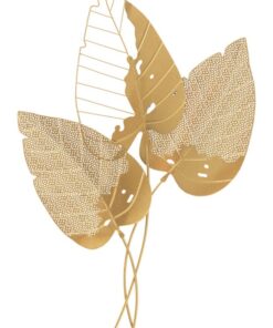 PANNELLO IN FERRO AUTUMN LEAF GOLD CM 53X4X84,5