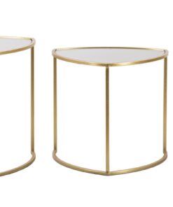 TAVOLINETTI DA CAFFE' TRIANGLE SET 3 PZ CM  60X50-50X45-40X40