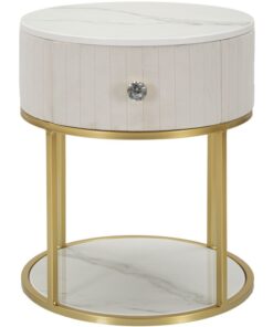 COMODINO MONTPELLIER CREMA CM  42X48