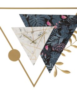 OROLOGIO DA MURO TRIANGLE CM 75X4,5X59
