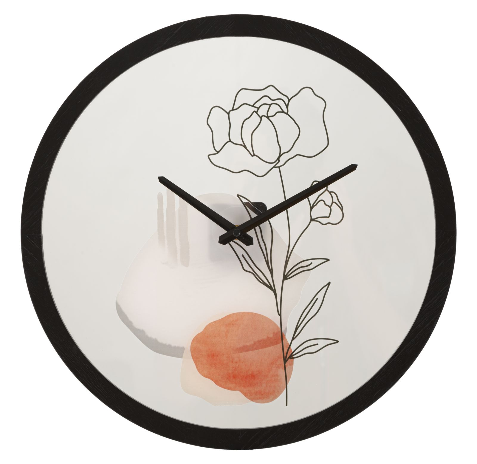 OROLOGIO DA MURO FLOWER -A- CM 40X3,5