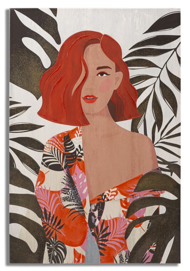 STAMPA DIPINTO LADY JUNGLE -A- 80X2,8X120