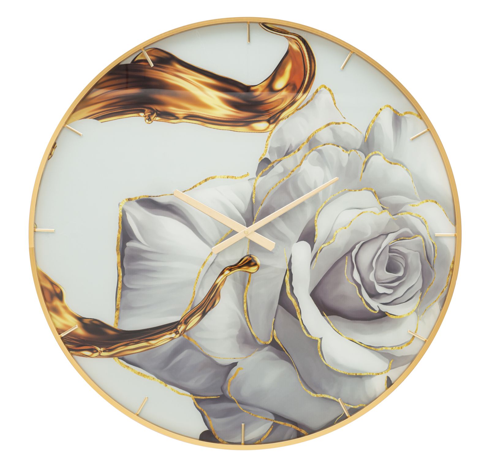 OROLOGIO GLASS ROSE CM 80X5
