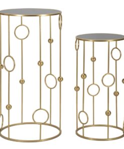 TAVOLINETTO CAGE COPPIA CM  50X100-40X80