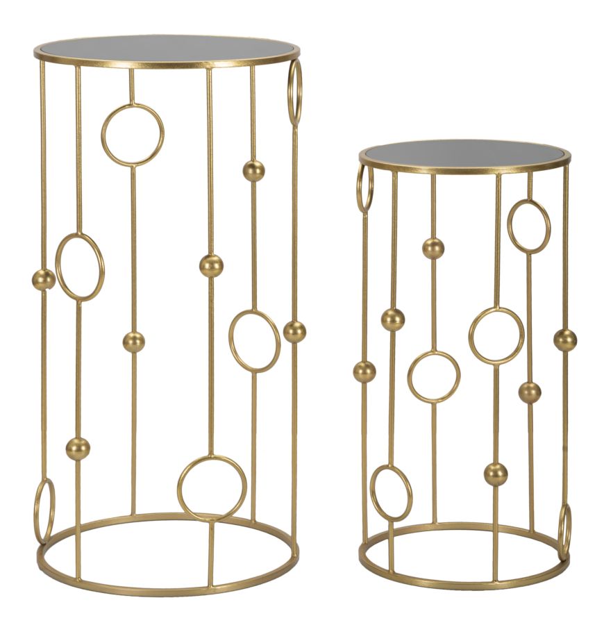 TAVOLINETTO CAGE COPPIA CM 50X100-40X80