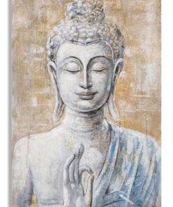 DIPINTO SU TELA BUDDHA LIGHT -B- CM 80X3X120