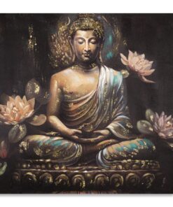 DIPINTO SU TELA BUDDHA -A- CM 100X3X100