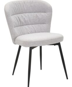 SEDIA LOSANNA GRIGIA SET 2 PZ CM 58X60,5X85