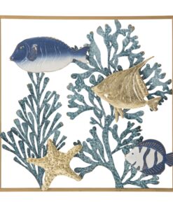 PANNELLO IN FERRO FISH CM 50,2X3,8X50,2