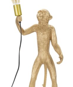 LAMPADA DA TAVOLO MONKEY ORO CM  26X34X55