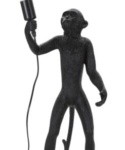 LAMPADA DA TAVOLO MONKEY NERO CM  26X34X55