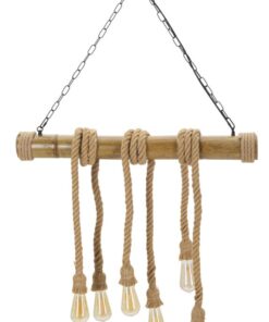 LAMPADARIO BAMBOO/ROPE CM 80X15X120