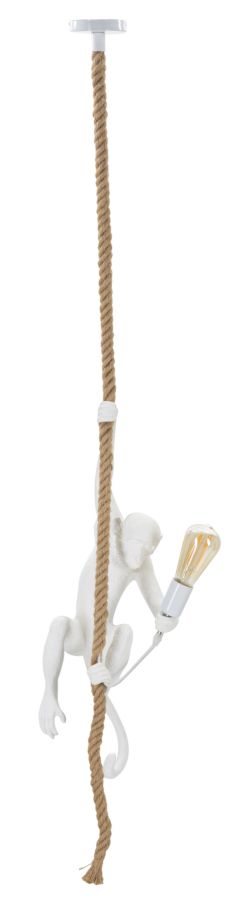 LAMPADARIO MONKEY BIANCO CM 27X32X60