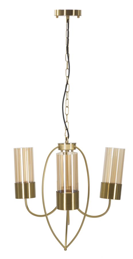 LAMPADARIO VERSAILLES 3 LUCI CM 60X103