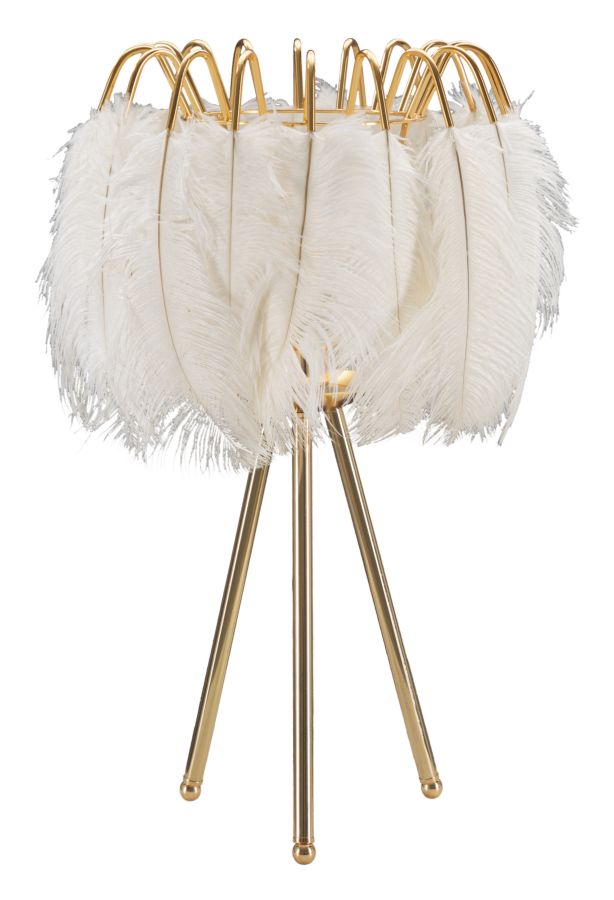 LAMPADA DA TAVOLO FEATHER STAND CM 40X60