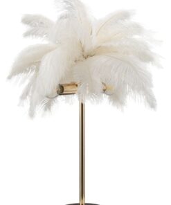 LAMPADA DA TAVOLO PALM BIANCA CM  40X55