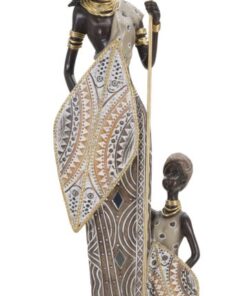 MASAI TRIBAL C/FIGLIO CM 11,5X8,5X46