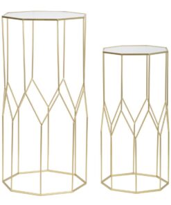 P/TELEFONO NEW GLASS COPPIA CM 50X46X100-40X37X80