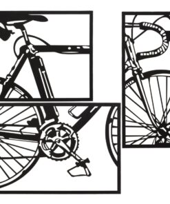 PANNELLO DA MURO BIKE SET 3PZ CM 40X1,3X60 (SINGOLO PZ)